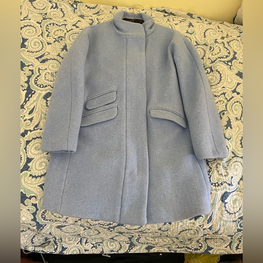 J. Crew Cocoon Coat in Italian-Stadium Wool
